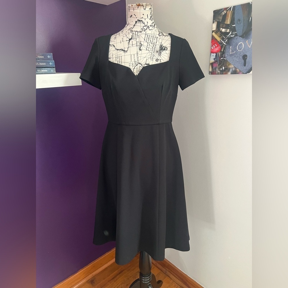 Donna Morgan Short Sleeve Little Back Dress